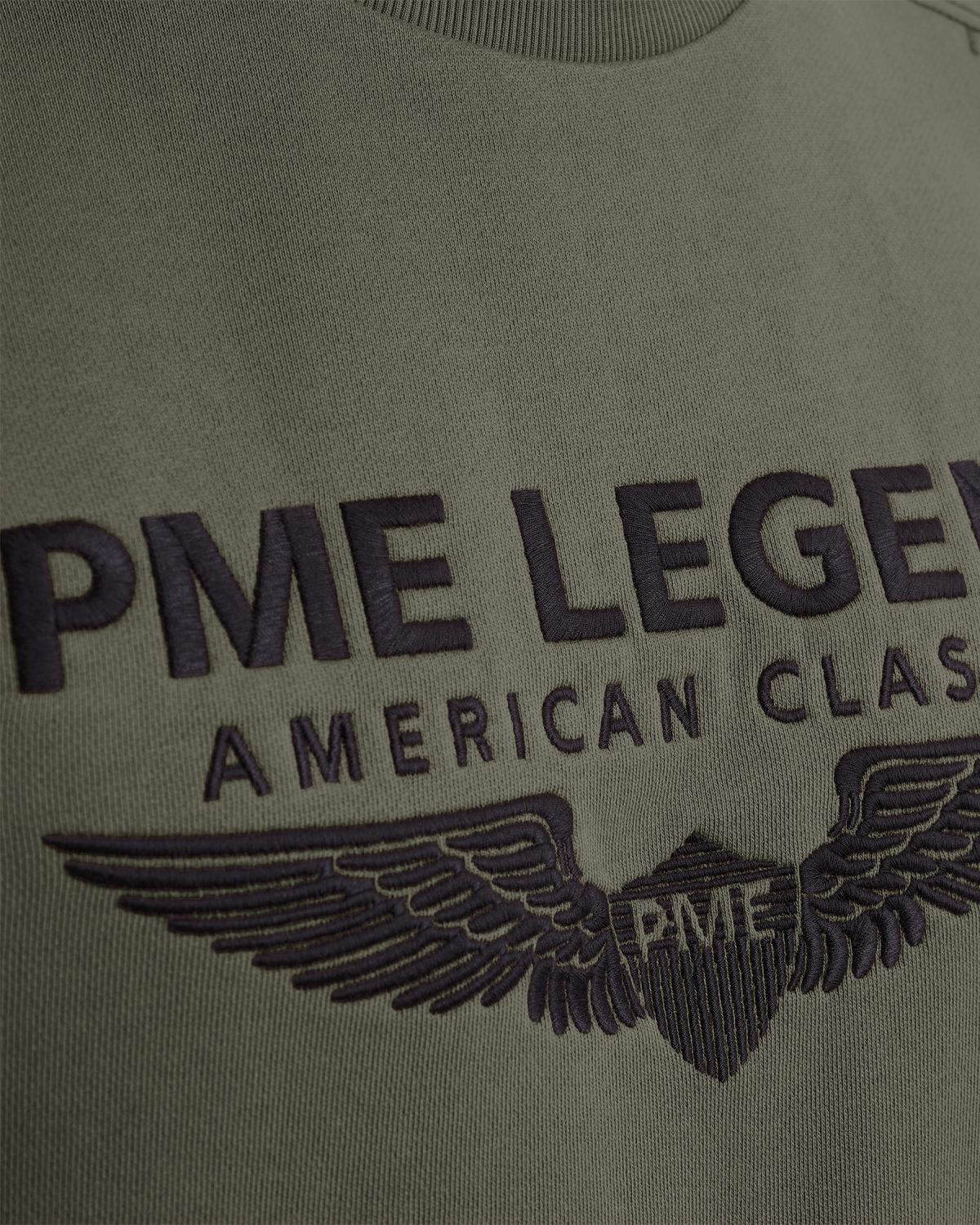 Свитшот PME Legend зелёный артикул PSW0000440-8039