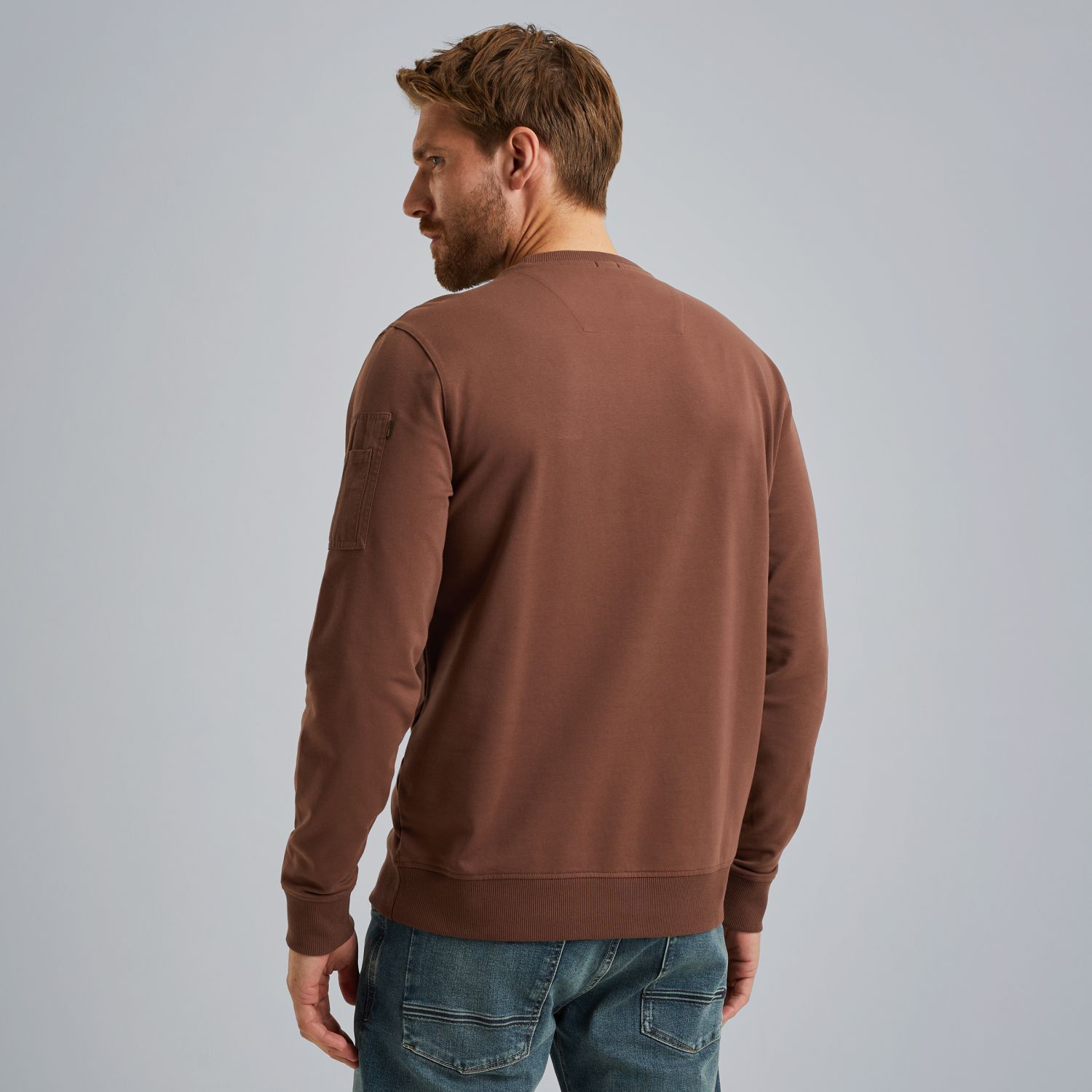 Свитшот American Classic коричневый артикул PLS2508499-8203