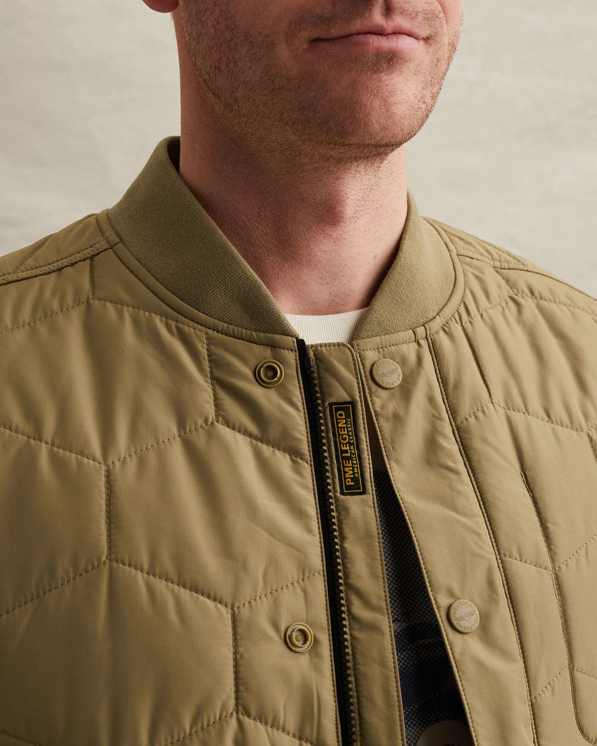 Куртка PME Legend стёганая зелёная артикул PJA2602104-6405