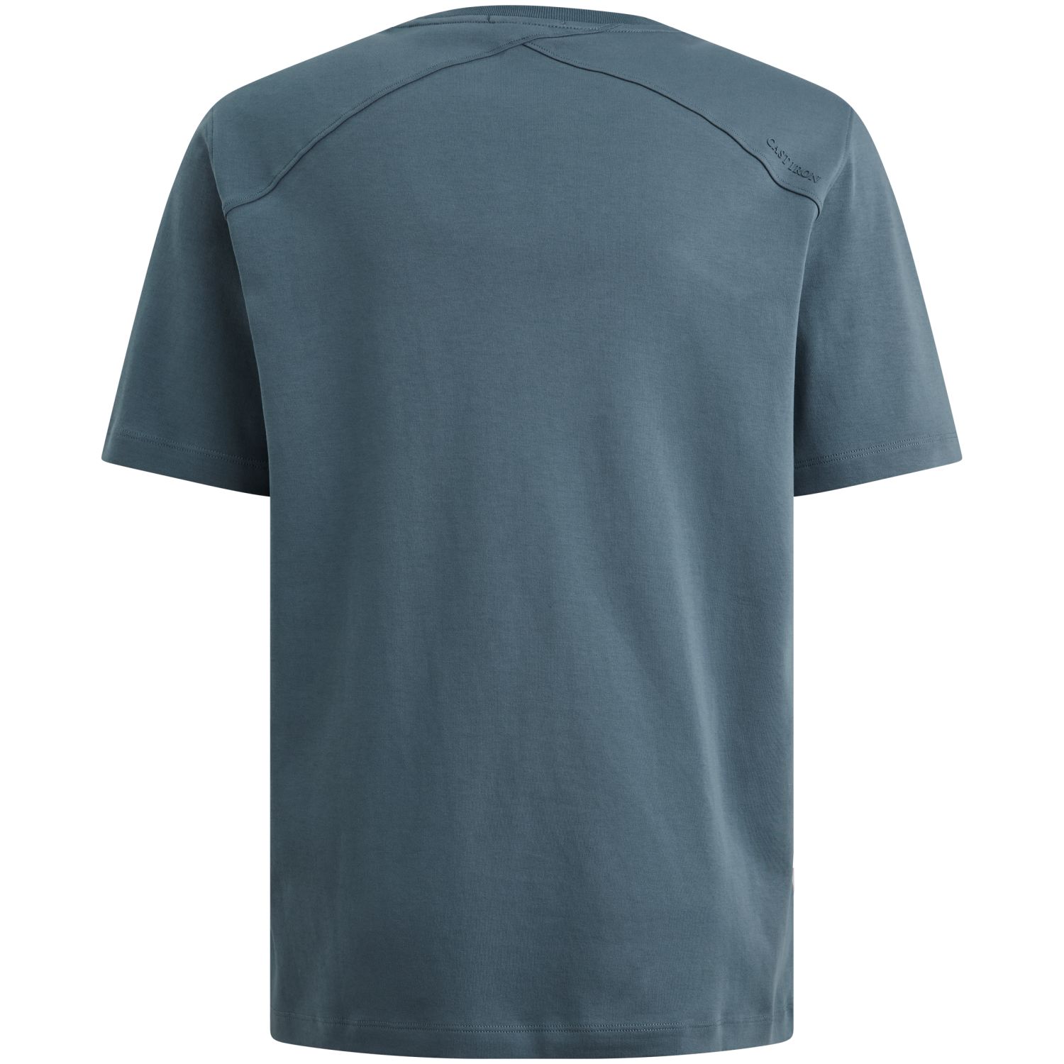 Футболка Cast-Iron из интерлока синяя артикул CTSS2604584-5414
