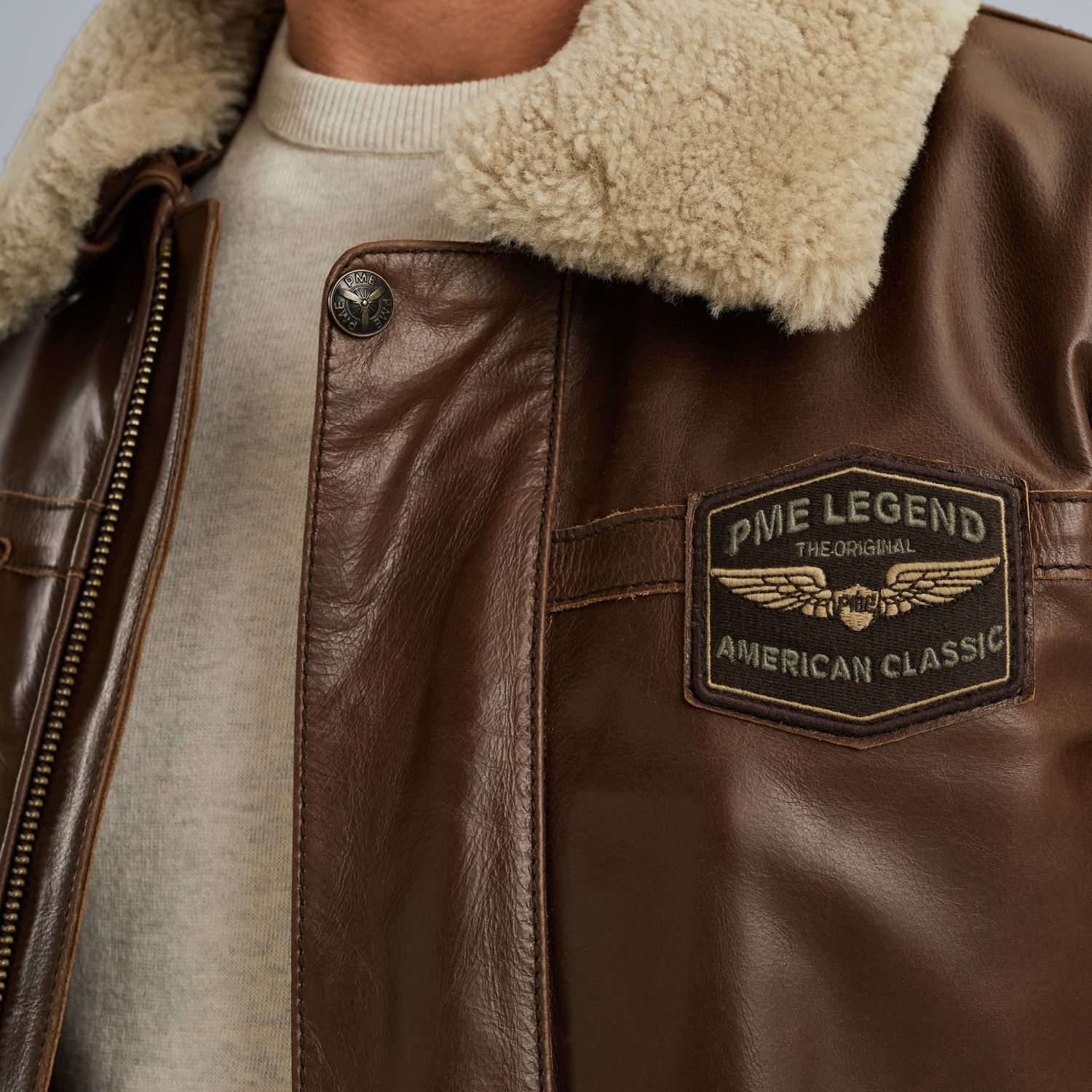 Куртка PME Legend Hudson коричневая артикул PLJ2508700-771