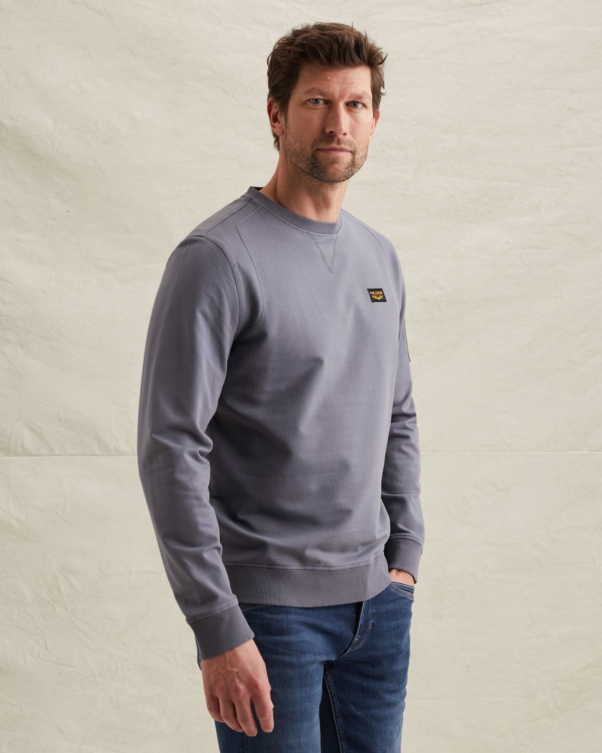 Свитшот PME Legend American Classic серый артикул PLS2602499-5106