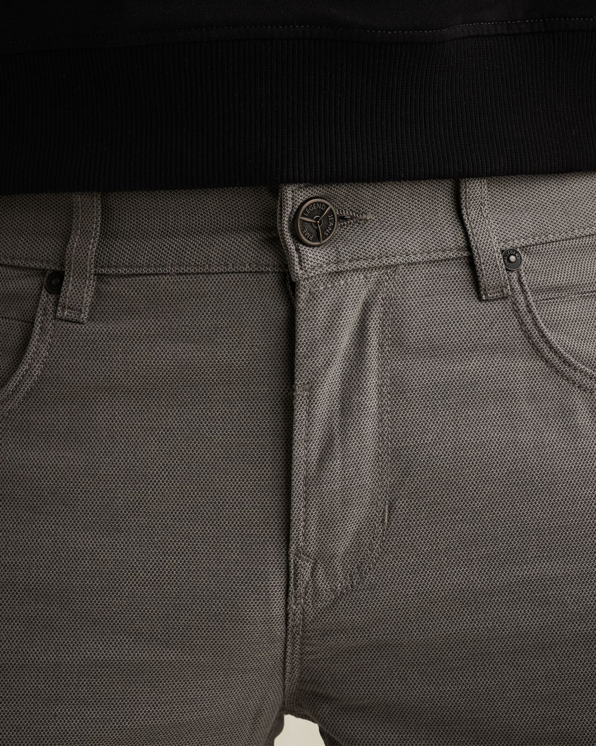 Брюки PME Legend Nightflight прямого кроя серые артикул PTR2603638-9117