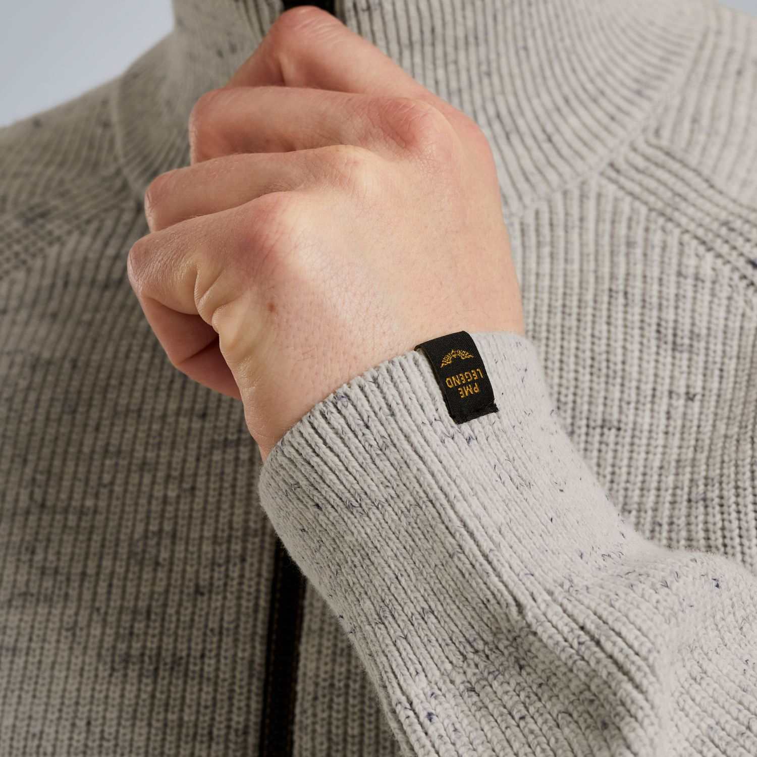 Кардиган PME Legend с молнией зелёный артикул PKC2508357-997