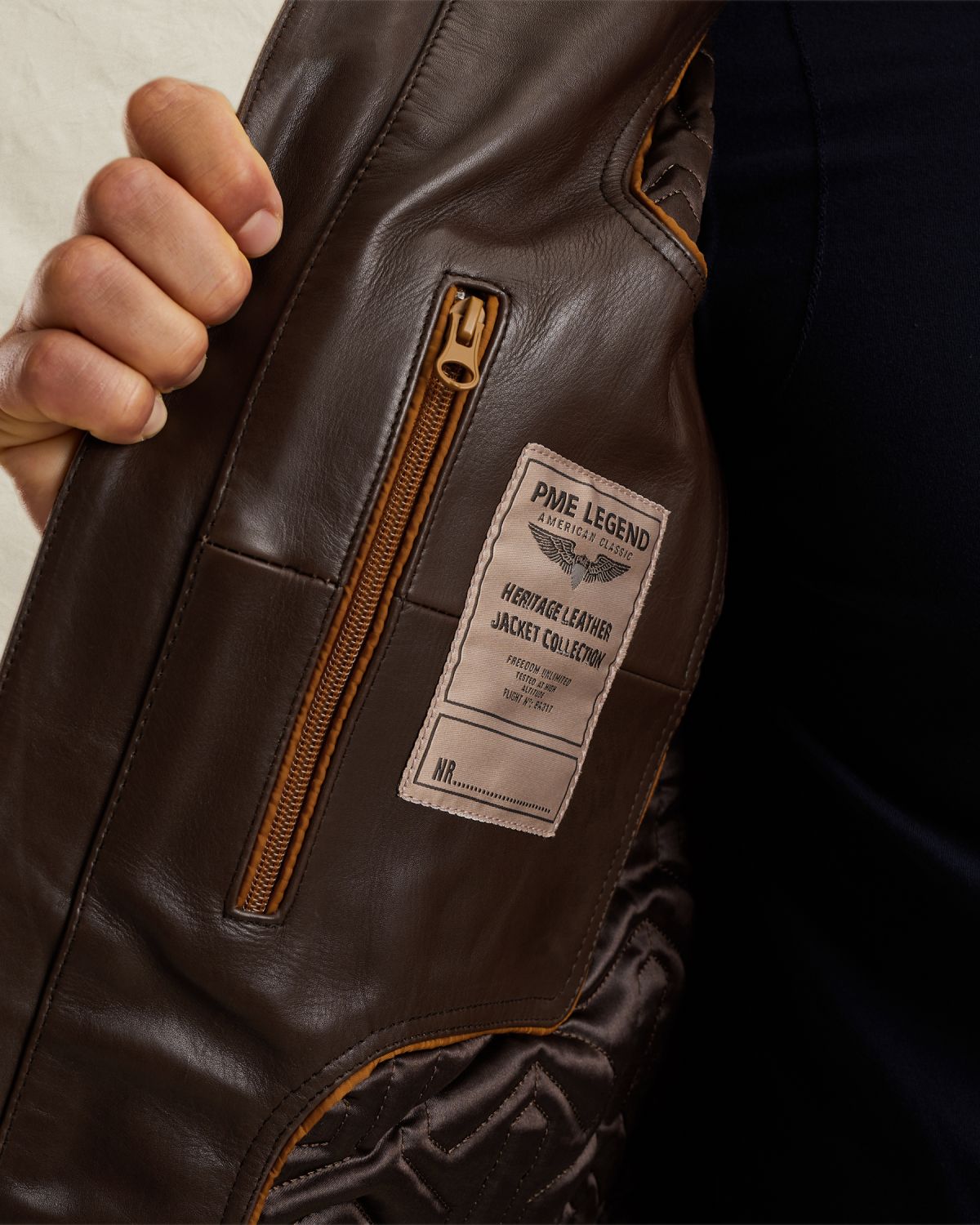 Auckland leather jacket артикул PLJ650006-7706