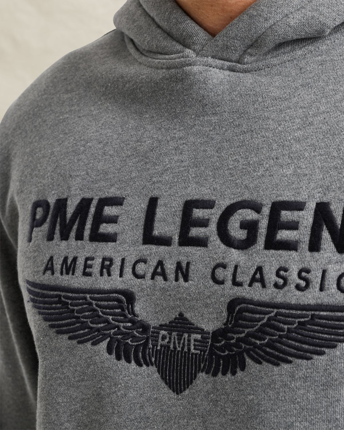 Худи PME Legend серое артикул PSW0000550-960