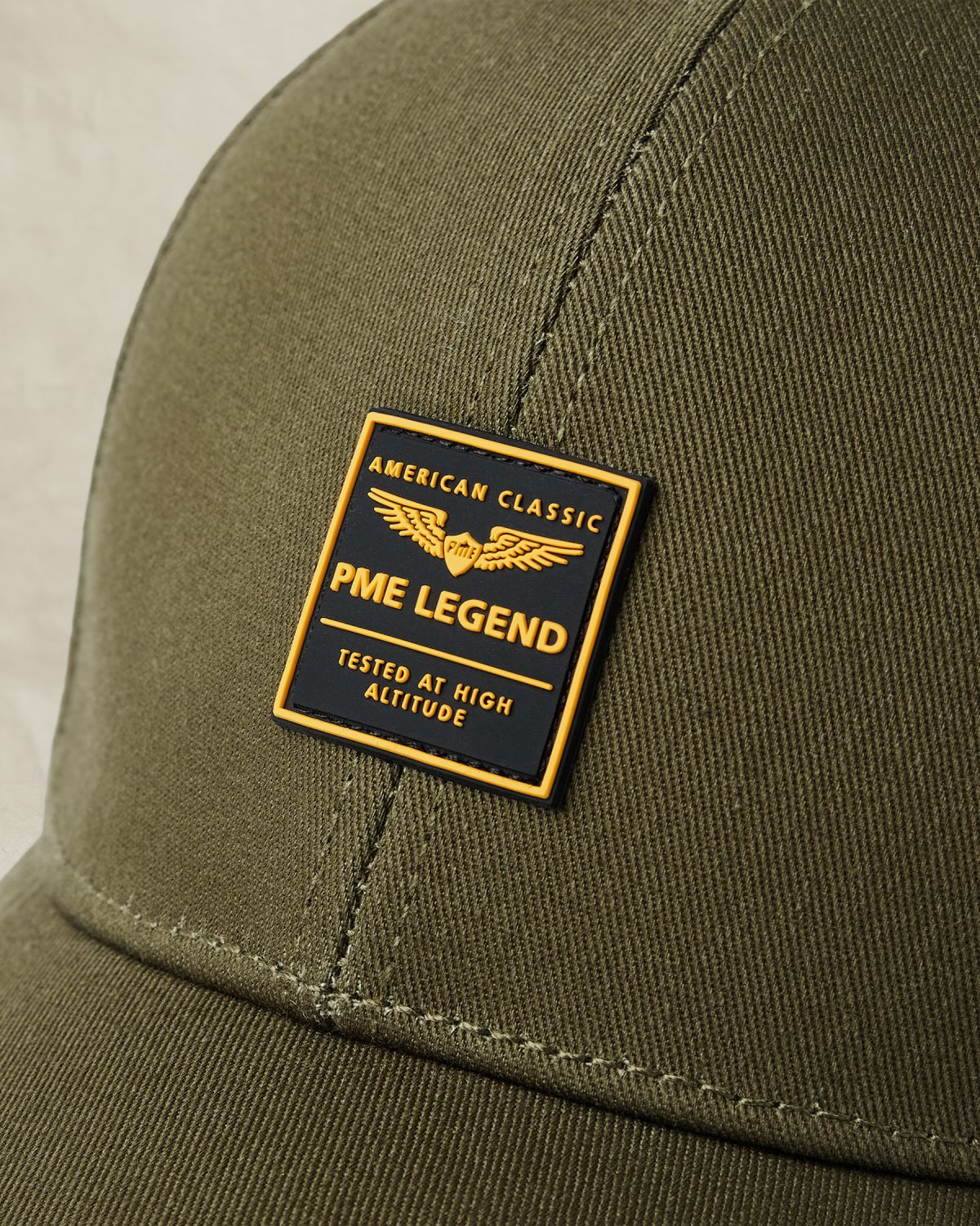 Кепка PME Legend с прострочкой зелёная артикул PAC2602901-6415