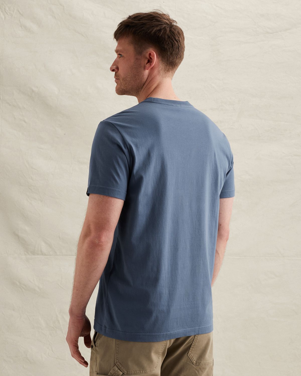 Футболка PME Legend с фирменным рисунком синяя артикул PTSS2603590-5052