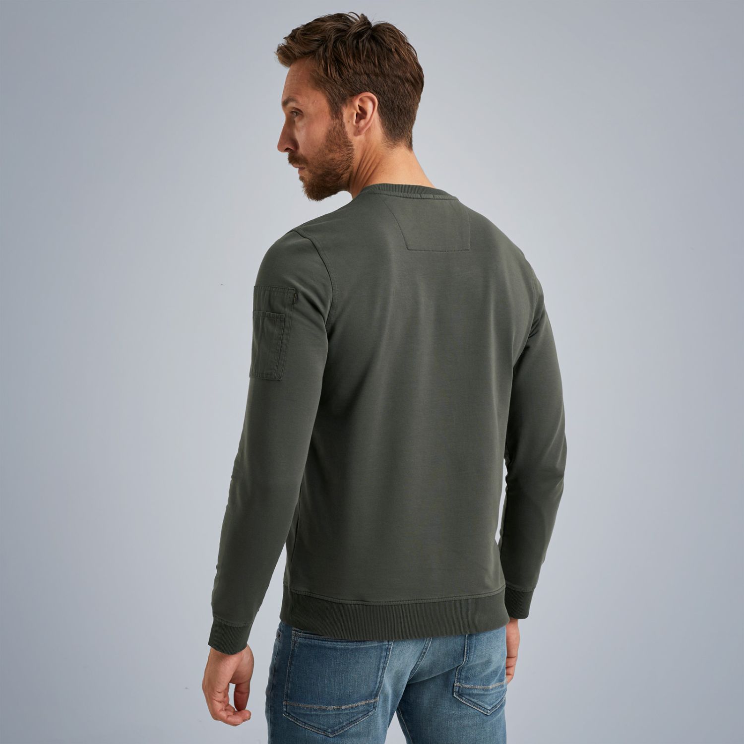 Свитшот PME Legend American Classic зелёный артикул PLS0000431-8039