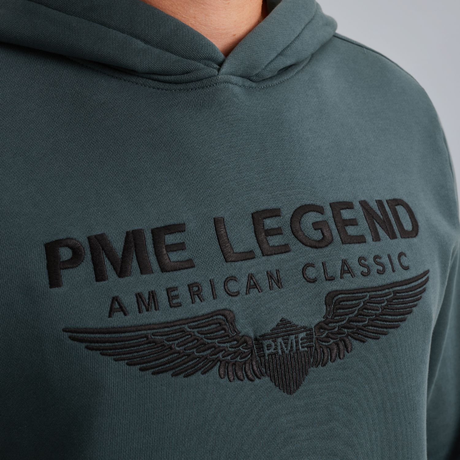 Толстовка PME Legend с логотипом синяя артикул PSW2508550-5125