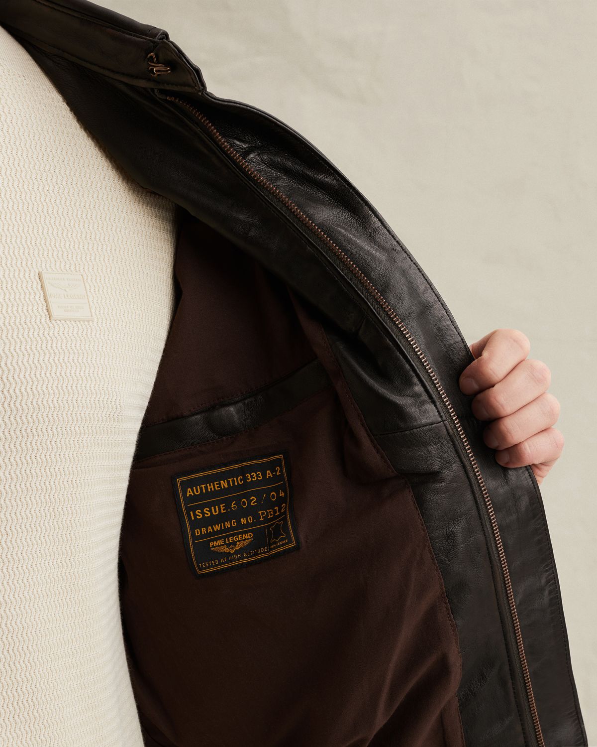 Куртка PME Legend Authentic A-2 коричневая артикул PLJ2602704-771