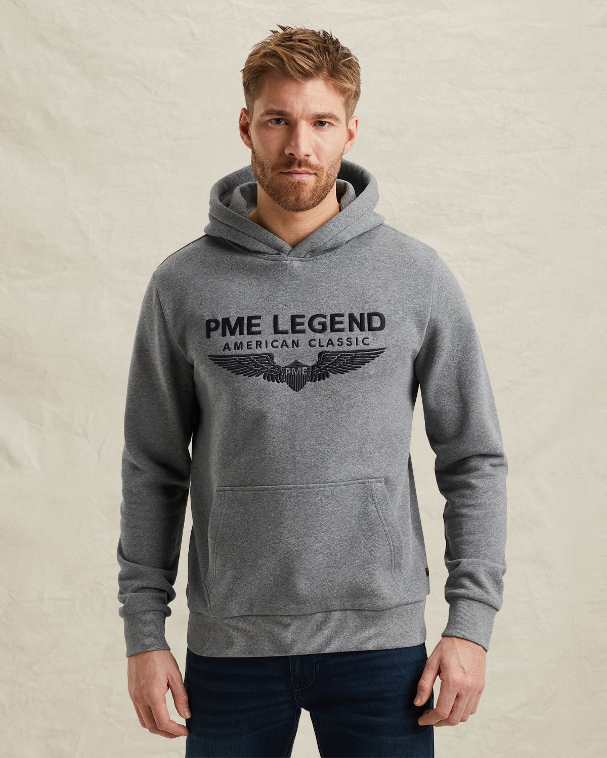 Худи PME Legend серое артикул PSW0000550-960