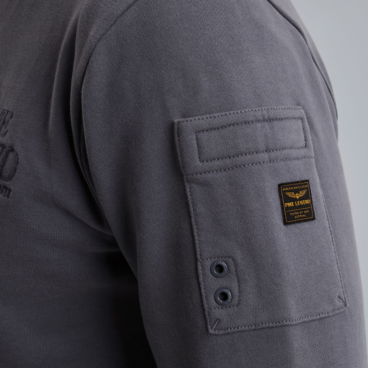 Худи с принтом синее артикул PSW2511482-5301