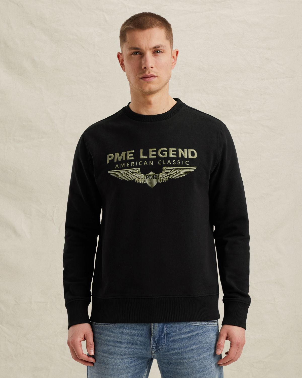 Свитшот PME Legend с логотипом чёрный артикул PSW0000440-999