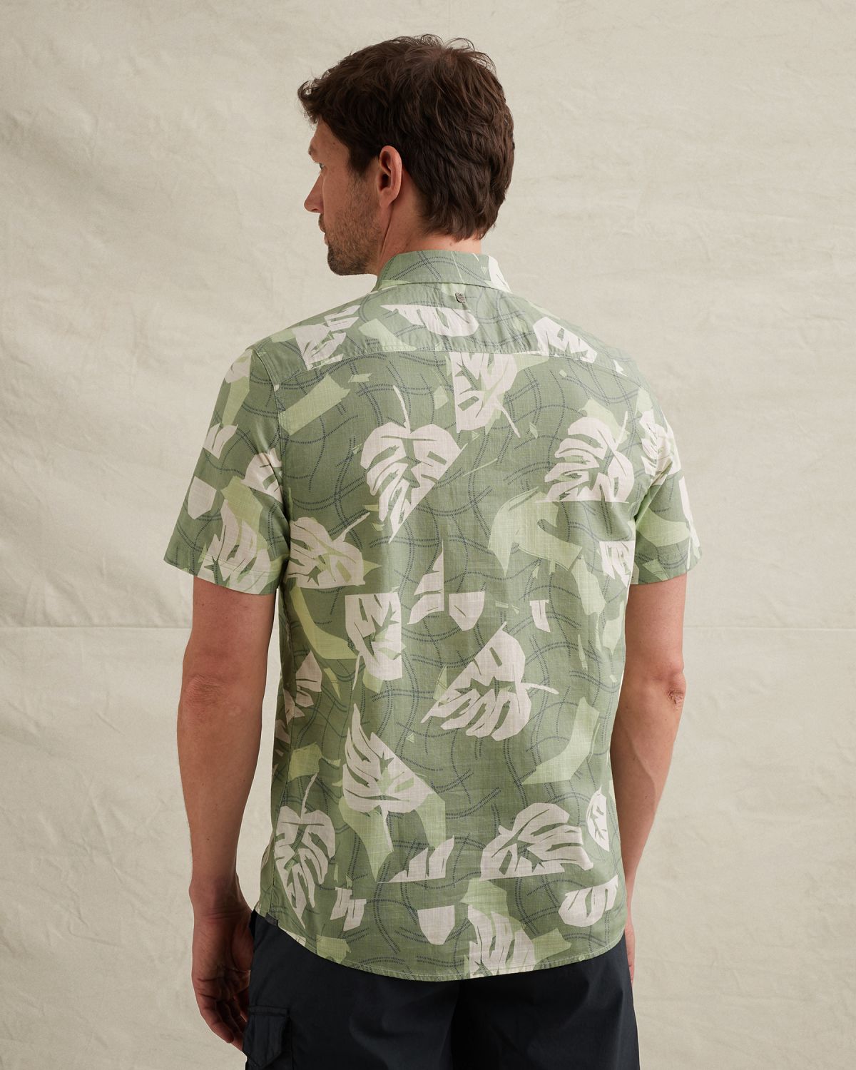 Рубашка PME Legend с коротким рукавом зелёная артикул PSIS2604208-6123