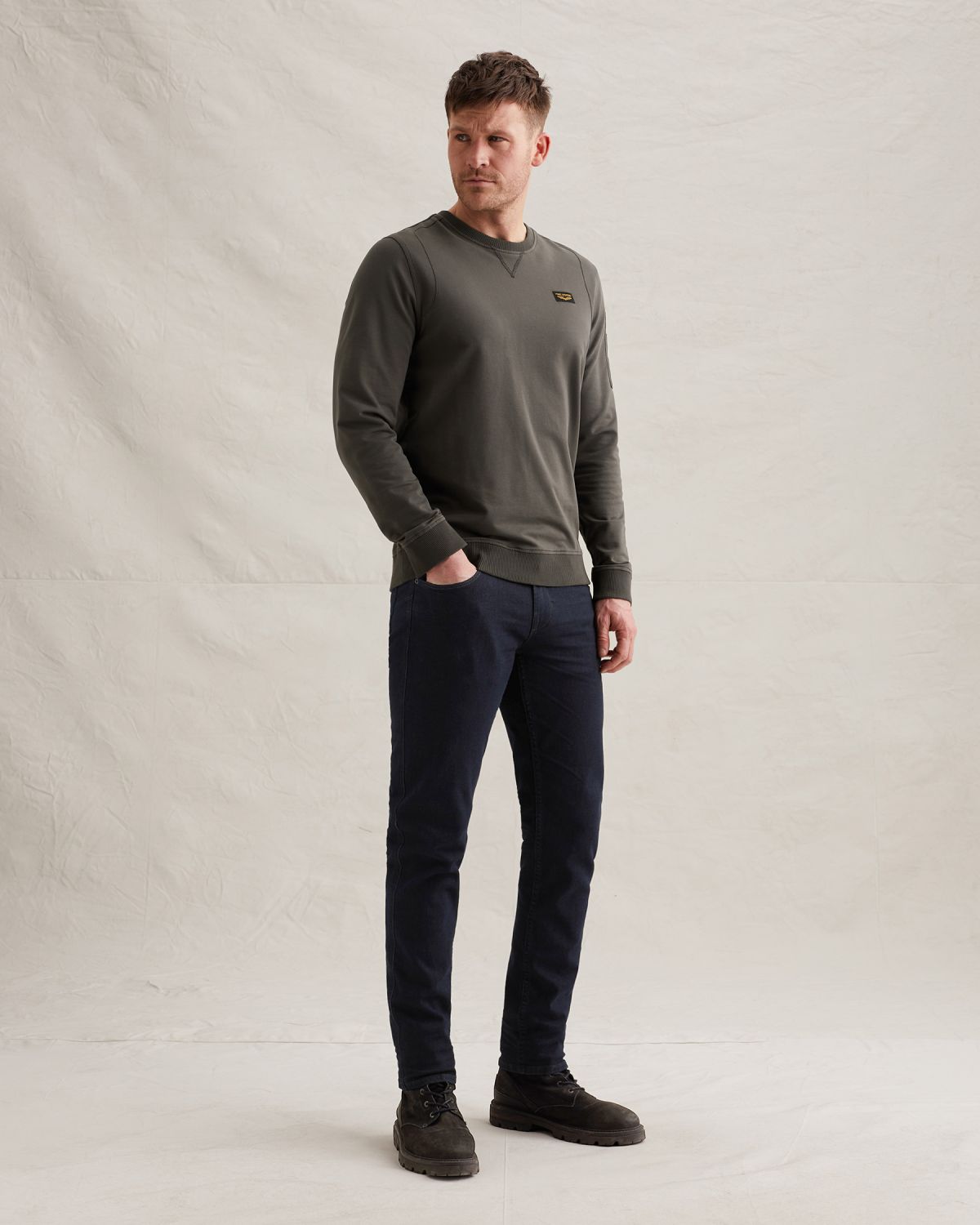 Джинсы Nightflight прямого кроя синие артикул PTR120-DCB