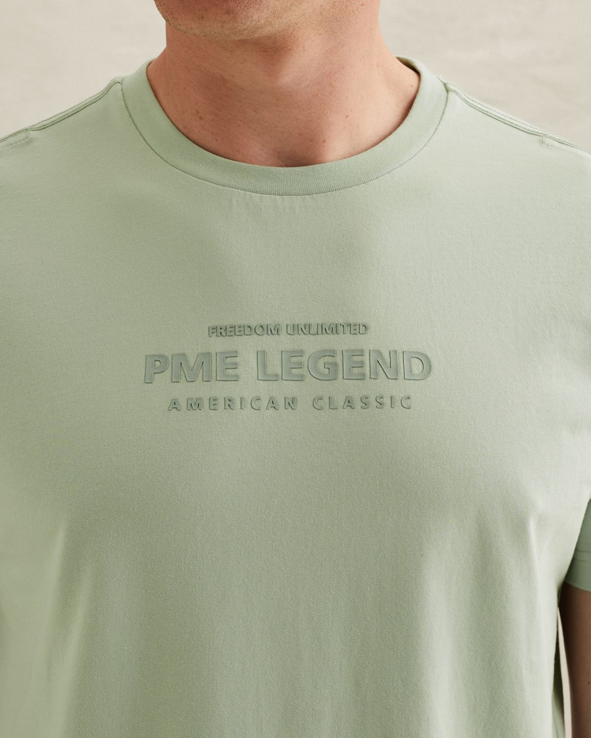 Футболка PME Legend с принтом зелёная артикул PTSS2604584-6168