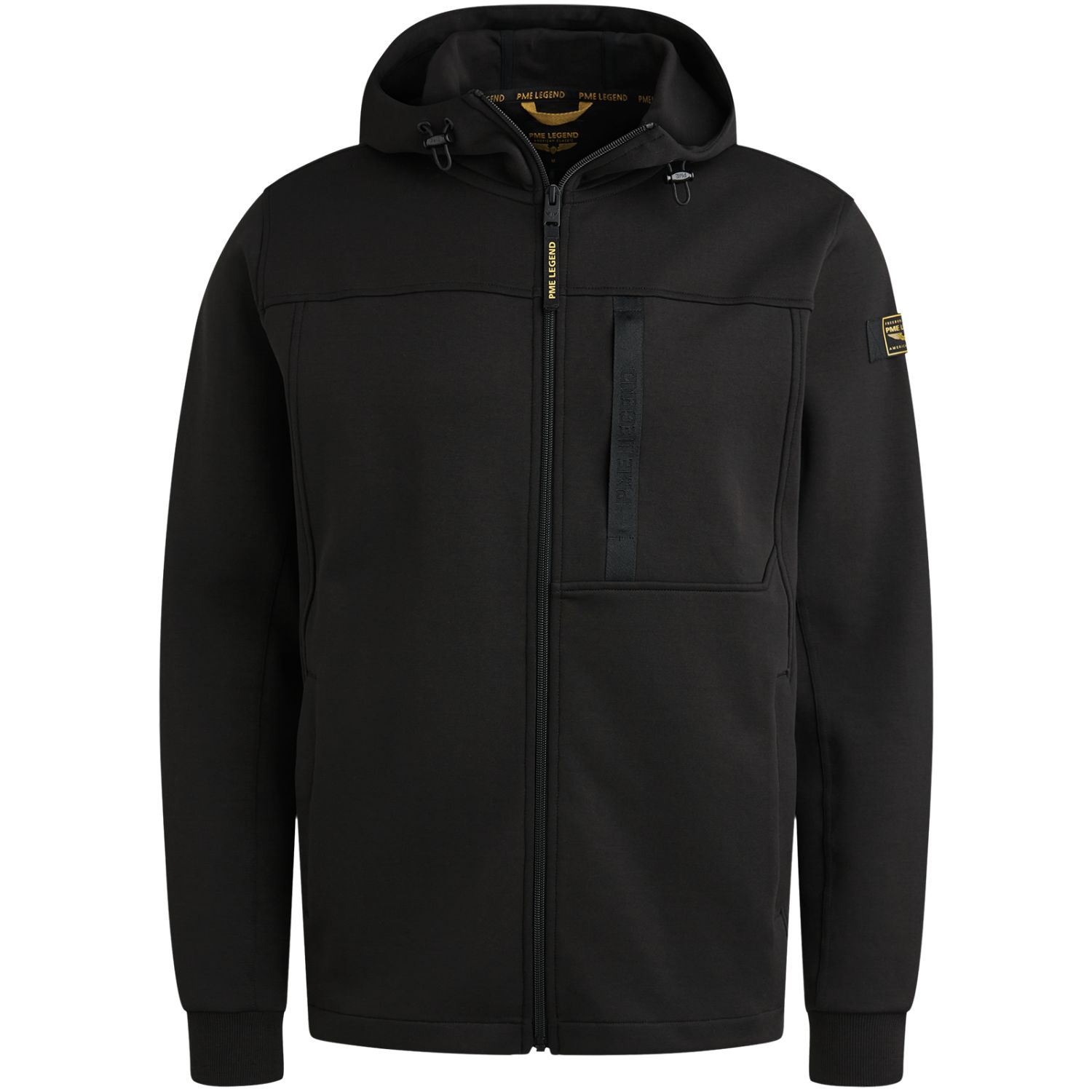 Свитшот PME Legend с молнией чёрный артикул PSW2509458-999