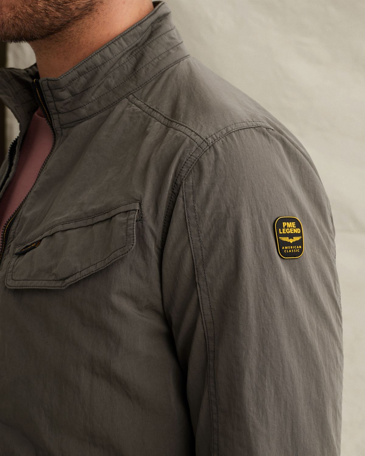 Куртка PME Legend короткая с карманами зелёная артикул PJA2602107-8039