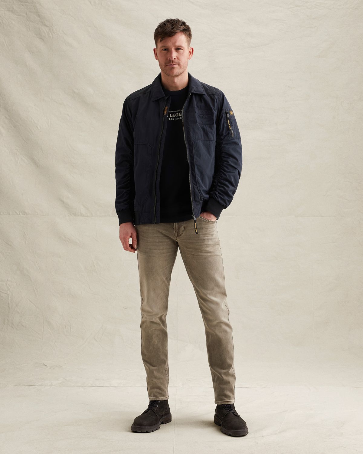 Брюки PME Legend Nightflight regular fit зелёные артикул PTR2602620-8016