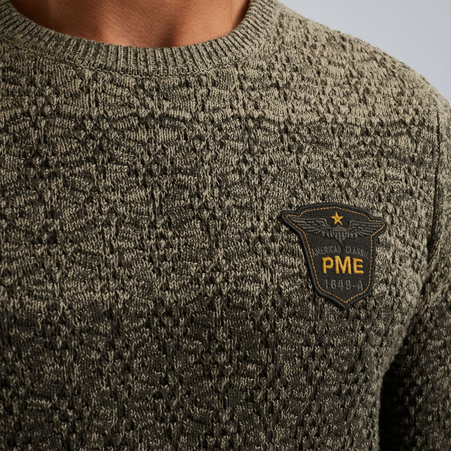 Свитшот PME Legend с градиентом зелёный артикул PKW2509334-8039