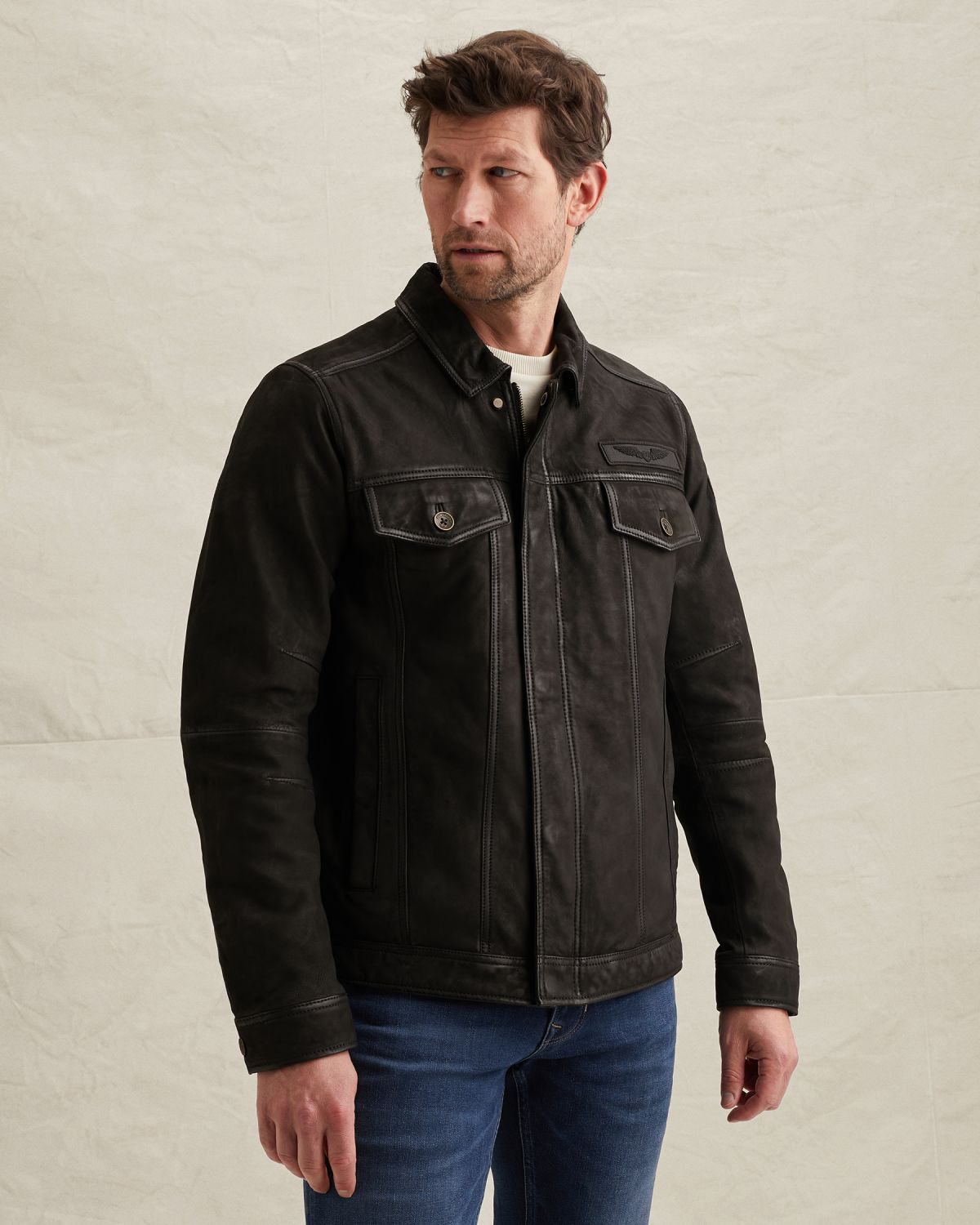 Куртка PME Legend Air Leather чёрная артикул PLJ2602703-999