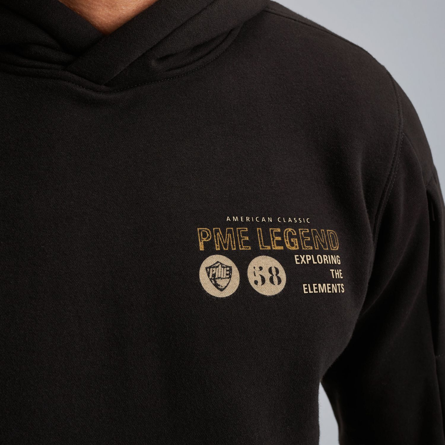 Худи PME Legend с принтом чёрный артикул PSW2509450-999