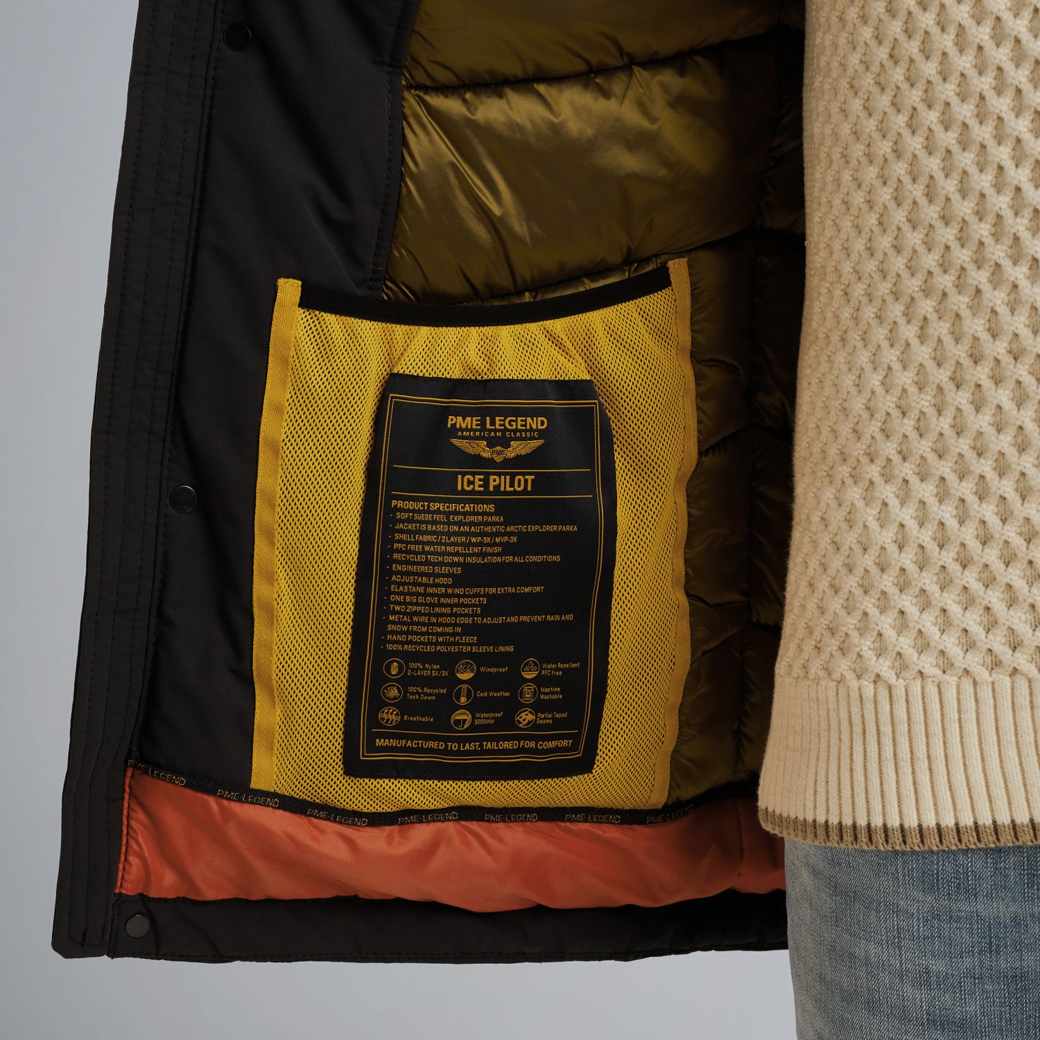 Парка Ice Pilot чёрная артикул PJA2509134-9067