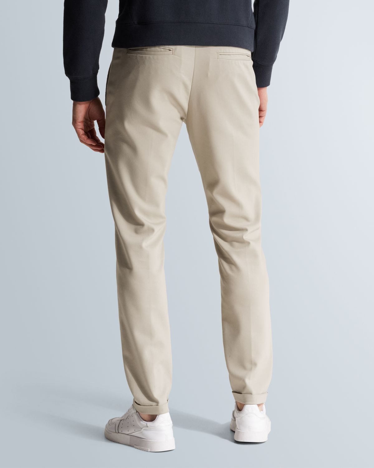 Брюки Cast-Iron Cylas зауженные бежевые артикул CTR2602606-8023