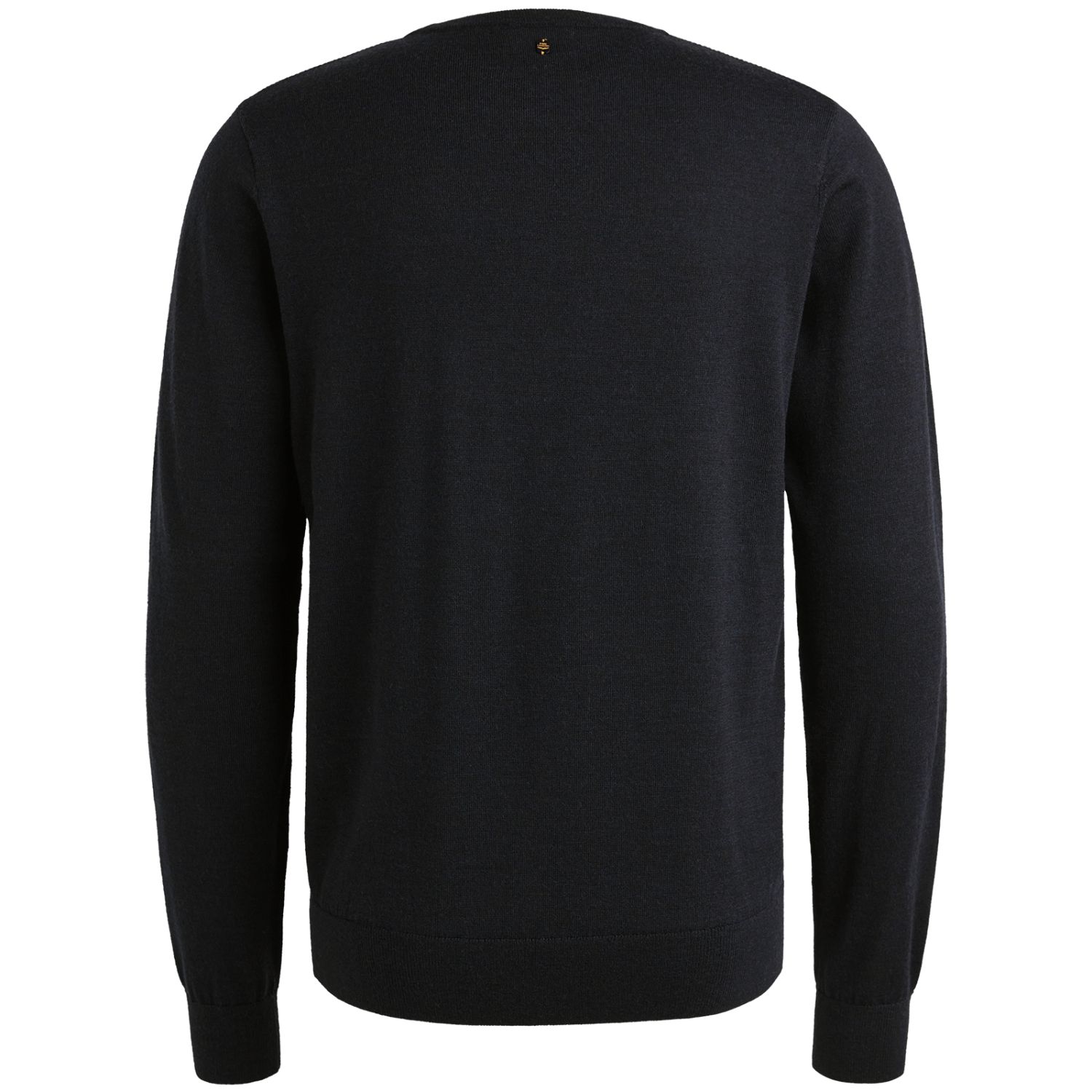 Пуловер PME Legend тонкой вязки с рифлением синий артикул PKW2509326-5281