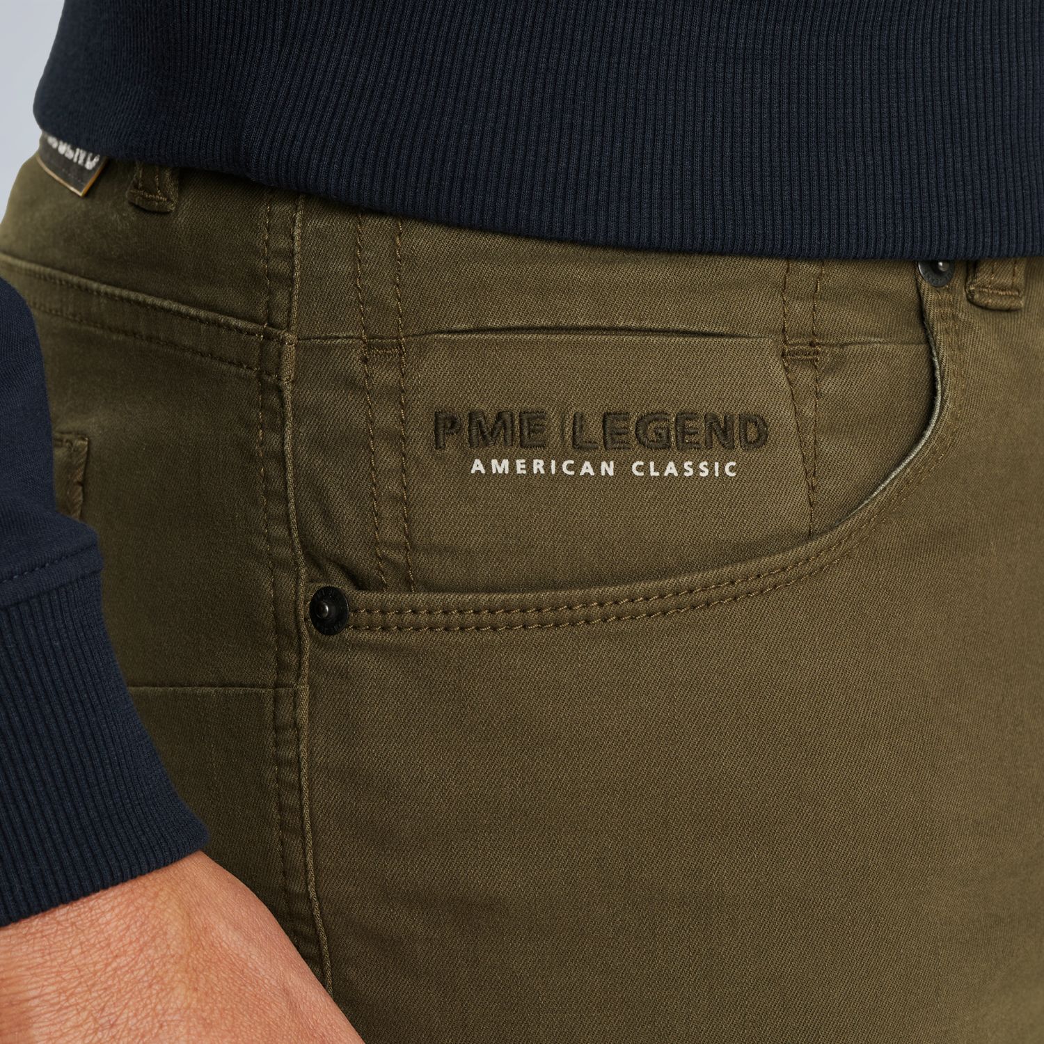 Брюки PME Legend Nightflight прямого кроя зелёные артикул PTR2508650-6417