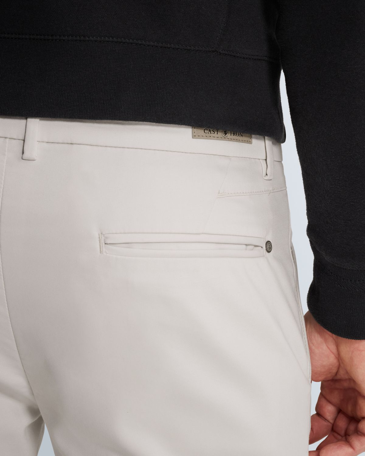 Брюки Cast-Iron Riser узкие бежевые артикул CTR2602600-7178