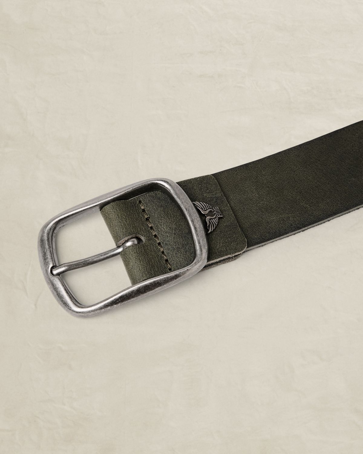 Ремень PME Legend кожаный оливковый артикул PBE2608962-6416