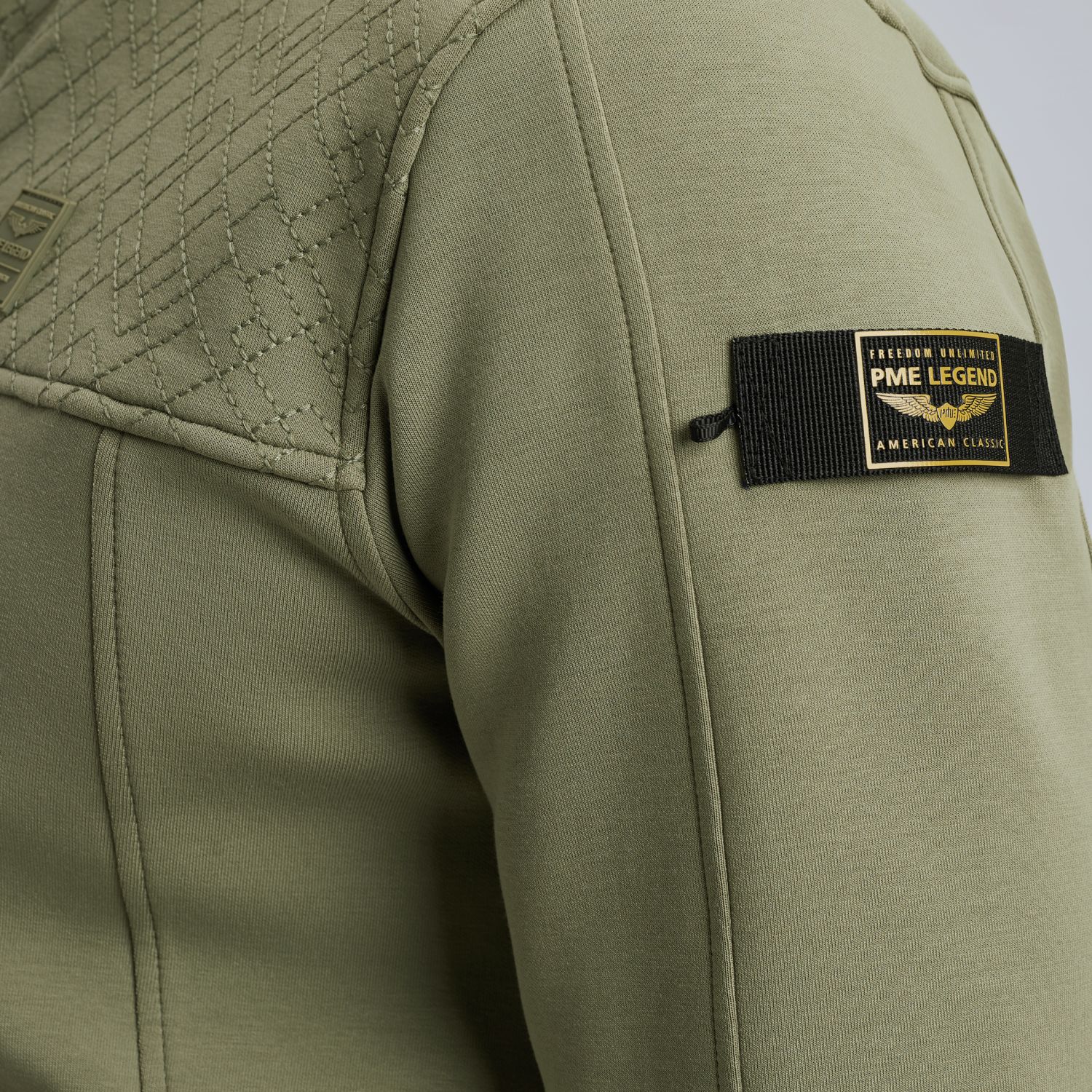 Толстовка PME Legend на молнии зелёная артикул PSW2508437-6379