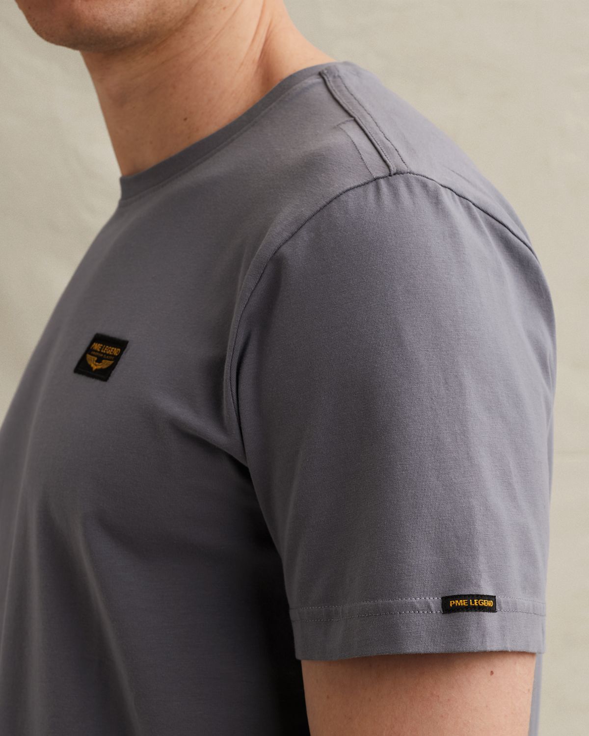 Футболка PME Legend American Classic серая артикул PTSS2602599-5106