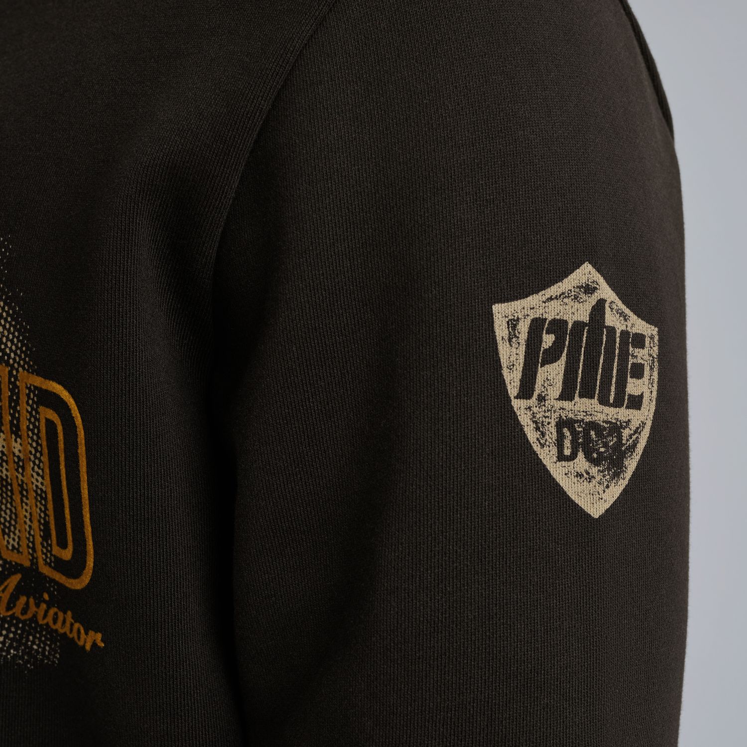 Свитшот PME Legend с крупным принтом чёрный артикул PSW2509460-999