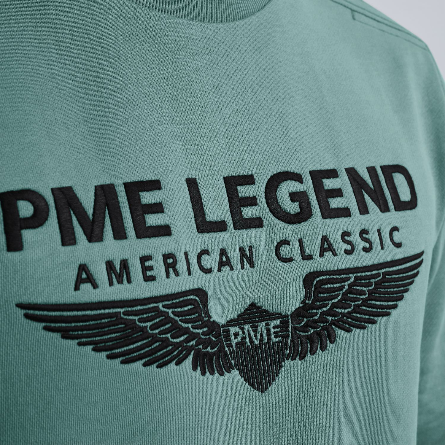 Свитшот PME Legend зелёный артикул psw2500440-6013