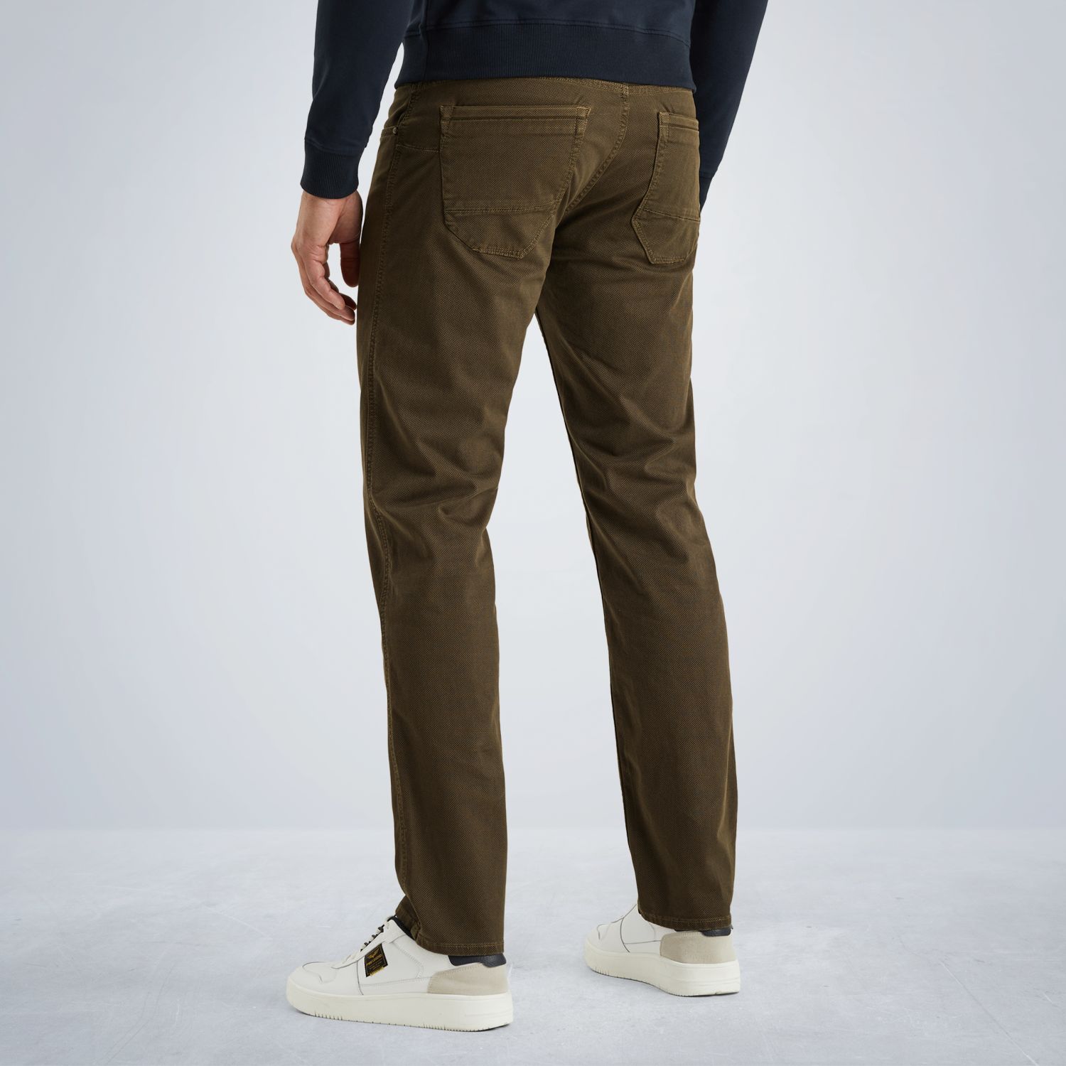 Брюки PME Legend Nightflight прямого кроя коричневые артикул PTR2508656-8031