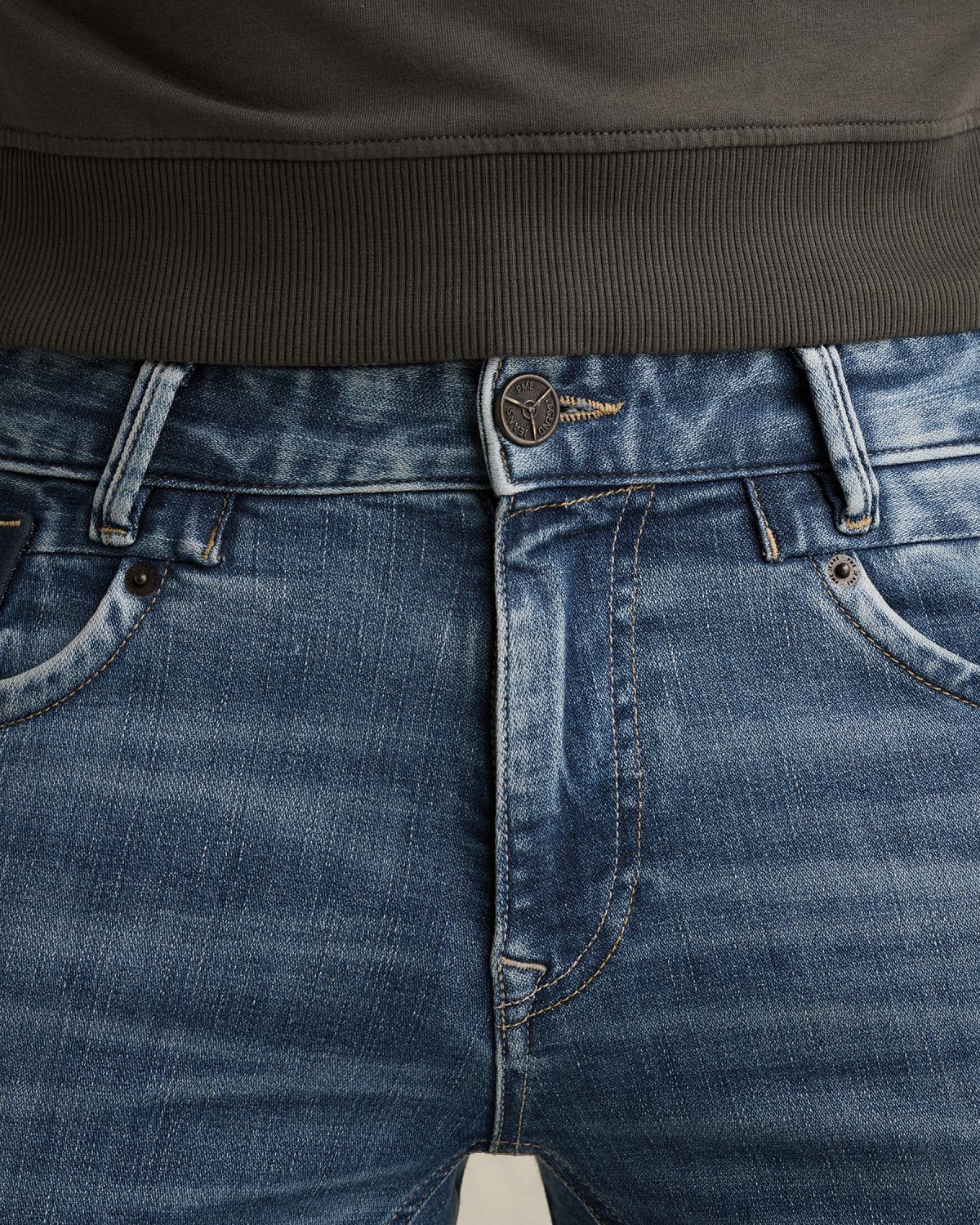 Джинсы PME Legend Commander 3.0 свободного кроя синие артикул PTR180-UFB