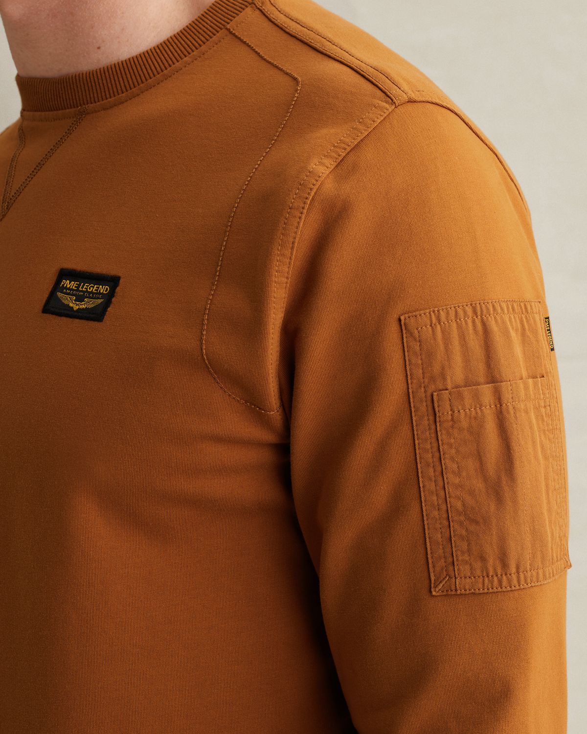 Свитшот PME Legend American Classic оранжевый артикул PLS2602499-8127