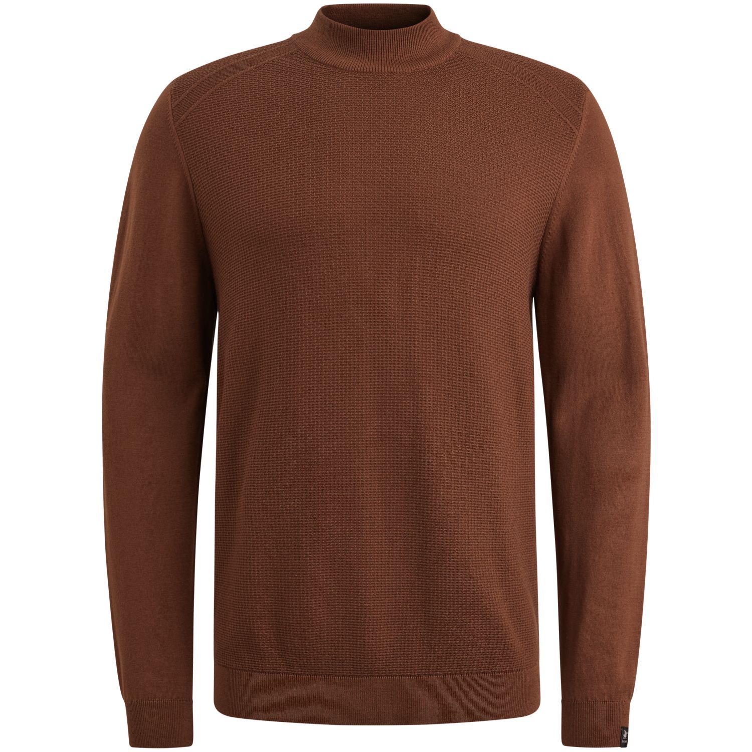 Пуловер Vanguard с воротником-стойкой коричневый артикул VKW2510340-8297