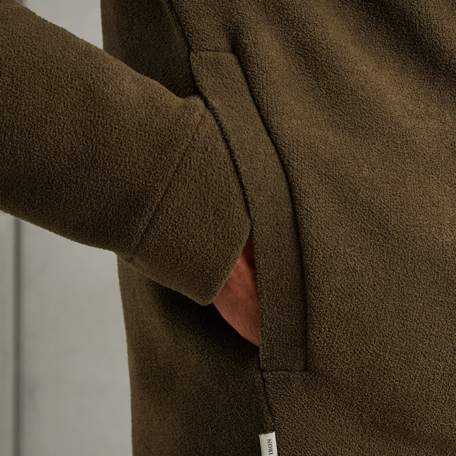 Кардиган Cast-Iron с карманами коричневый артикул CKC2509342-6444