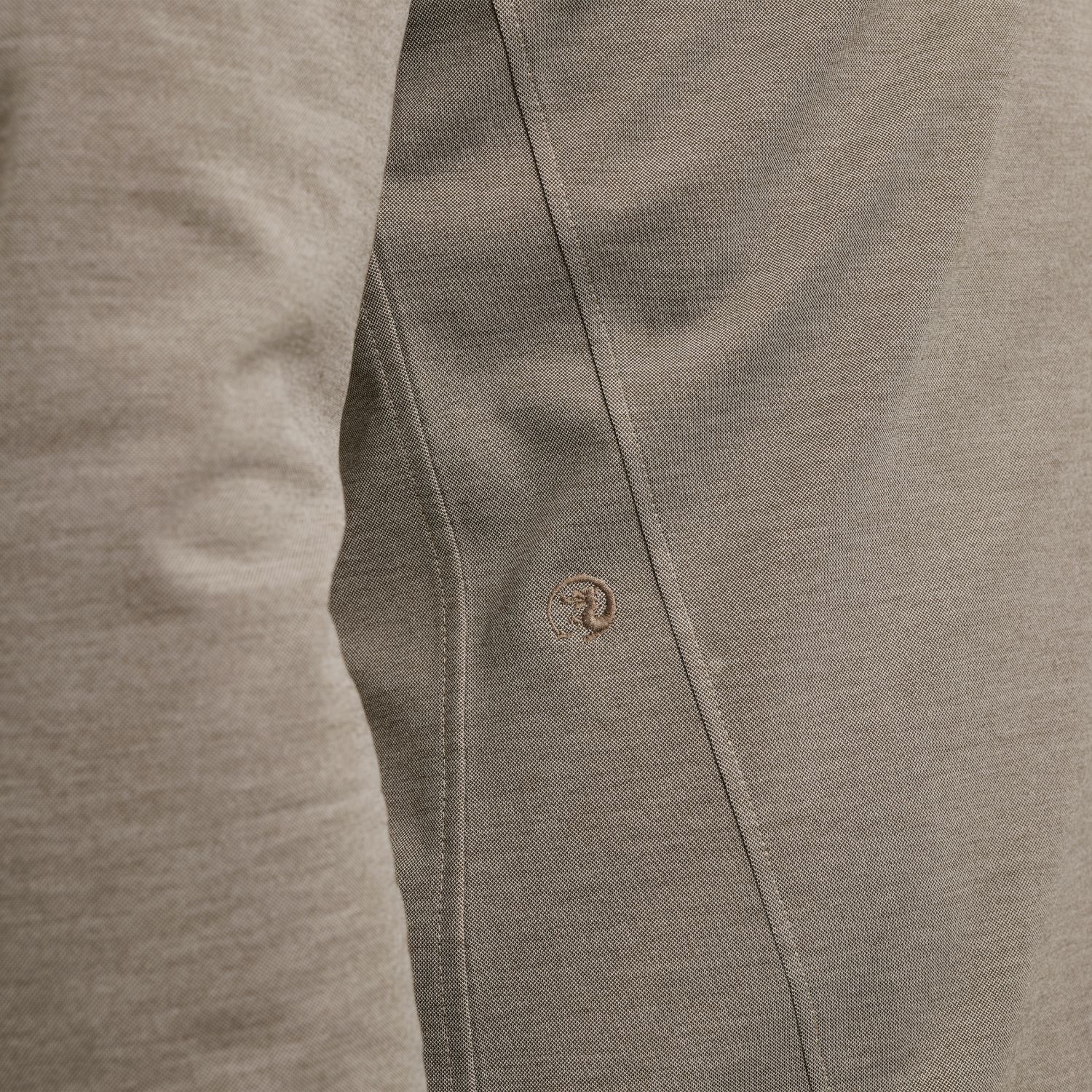 Рубашка Cast-Iron из джерси коричневая артикул CSI2509223-6444