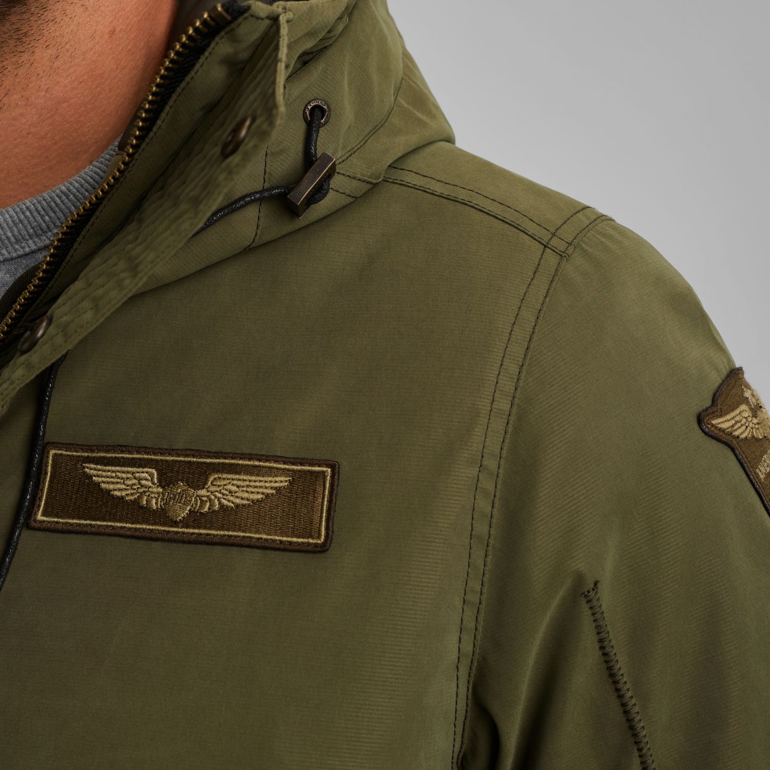 Парка Aztector зелёная артикул PJA2509124-6216