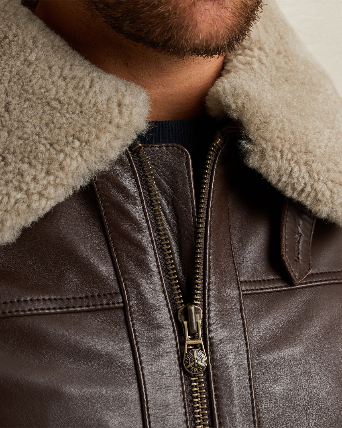 Auckland leather jacket артикул PLJ650006-7706