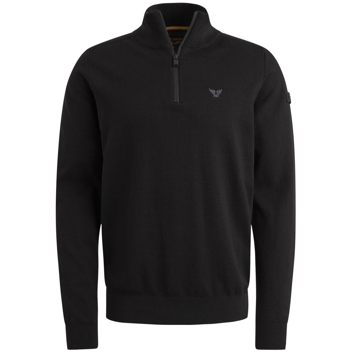 Пуловер PME Legend с молнией чёрный артикул PKW2508303-999