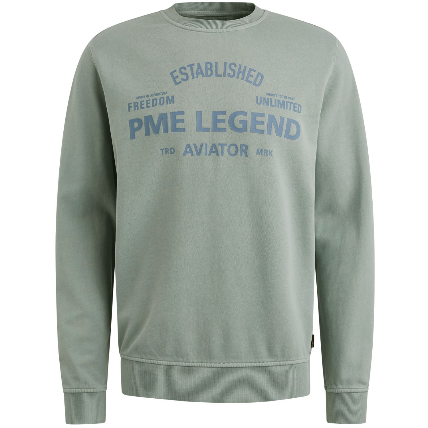 Свитшот PME Legend с принтом зелёный артикул PSW2508430-5226