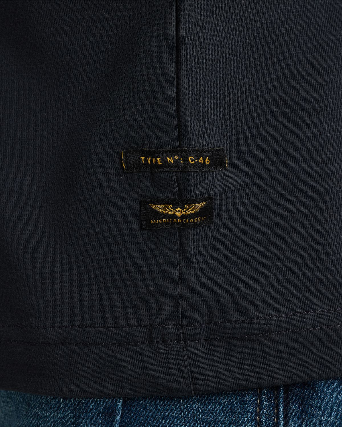 Футболка PME Legend с логотипом синяя артикул PTSS0000588-5281