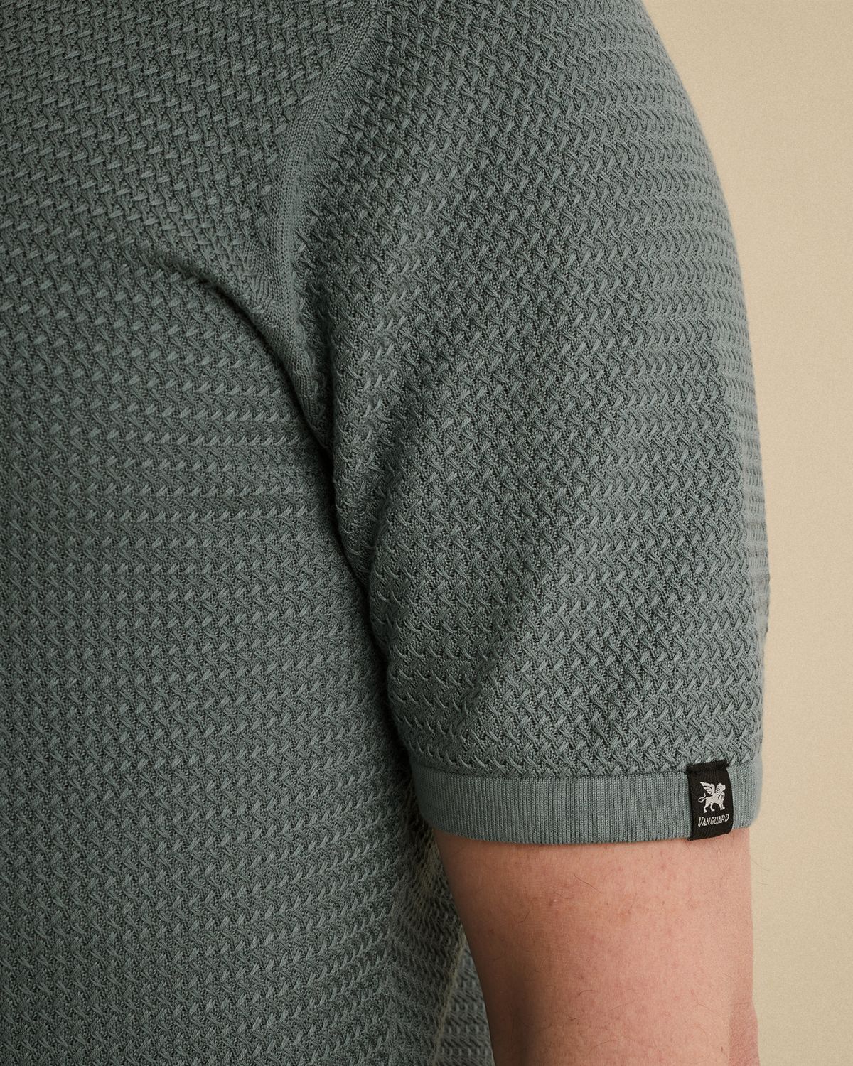 Футболка Vanguard с фактурой синяя артикул VTSS2602508-5228