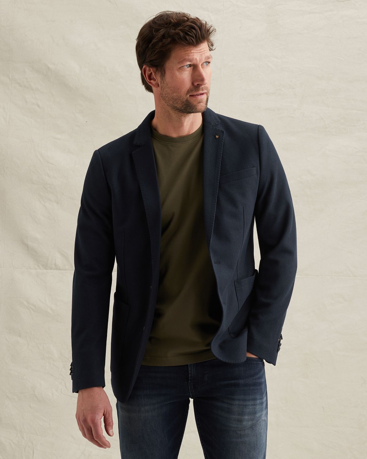 Пиджак PME Legend с карго-деталями синий артикул PBL650001-5281